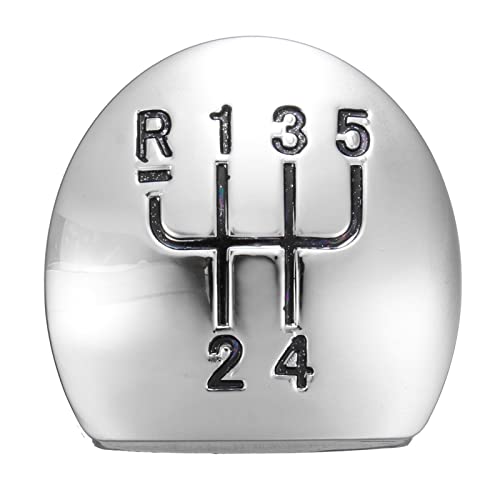 XMSM Voiture à Levier de Vitesses à Capuchon De Pommeau De Levier De Vitesse 5 Vitesses pour Renault pour Clio pour Megane pour Kangoo Pommeau Levier Vitesse (Color : Noir) Cover