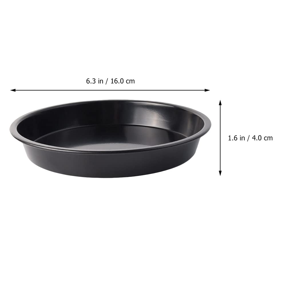 SOLUSTRE 6 Stück Backzubehörset für Heißluftfritteusen 6 Zoll aus Edelstahl | Frittierpfanne, Backblech, Rost und Pizzablech, für Backen und Schokokuchen, Spülmaschinengeeignet