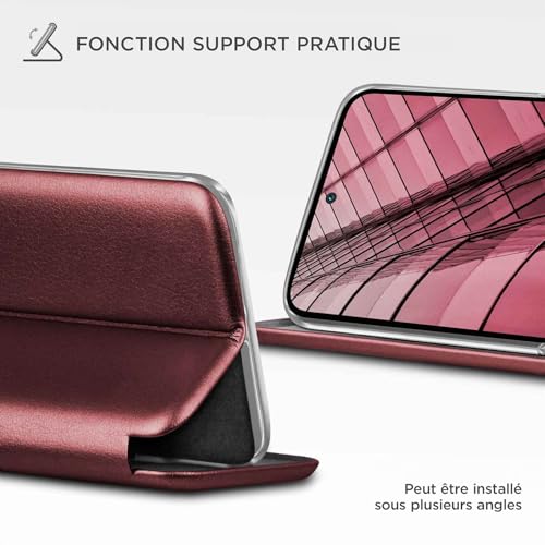 Coque Samsung Galaxy A55 5G ONEFLOW premium bordeaux protection chic 360°