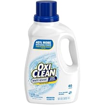 OxiClean White Revive Laundry Whitener Liquid - 40 Loads, 50 Fl Oz Pack of 4