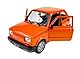 Dromader Welly FIAT 126 Orange Baugleich Polski FIAT 126p 1972-2000 1/21 Modell Auto Maluch