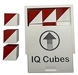 IQ Cubes - Kohs Cubes,9 Cubes,Block Test,Cognitive Spatial Reasoning Test,Block-Design Test,9 Piece