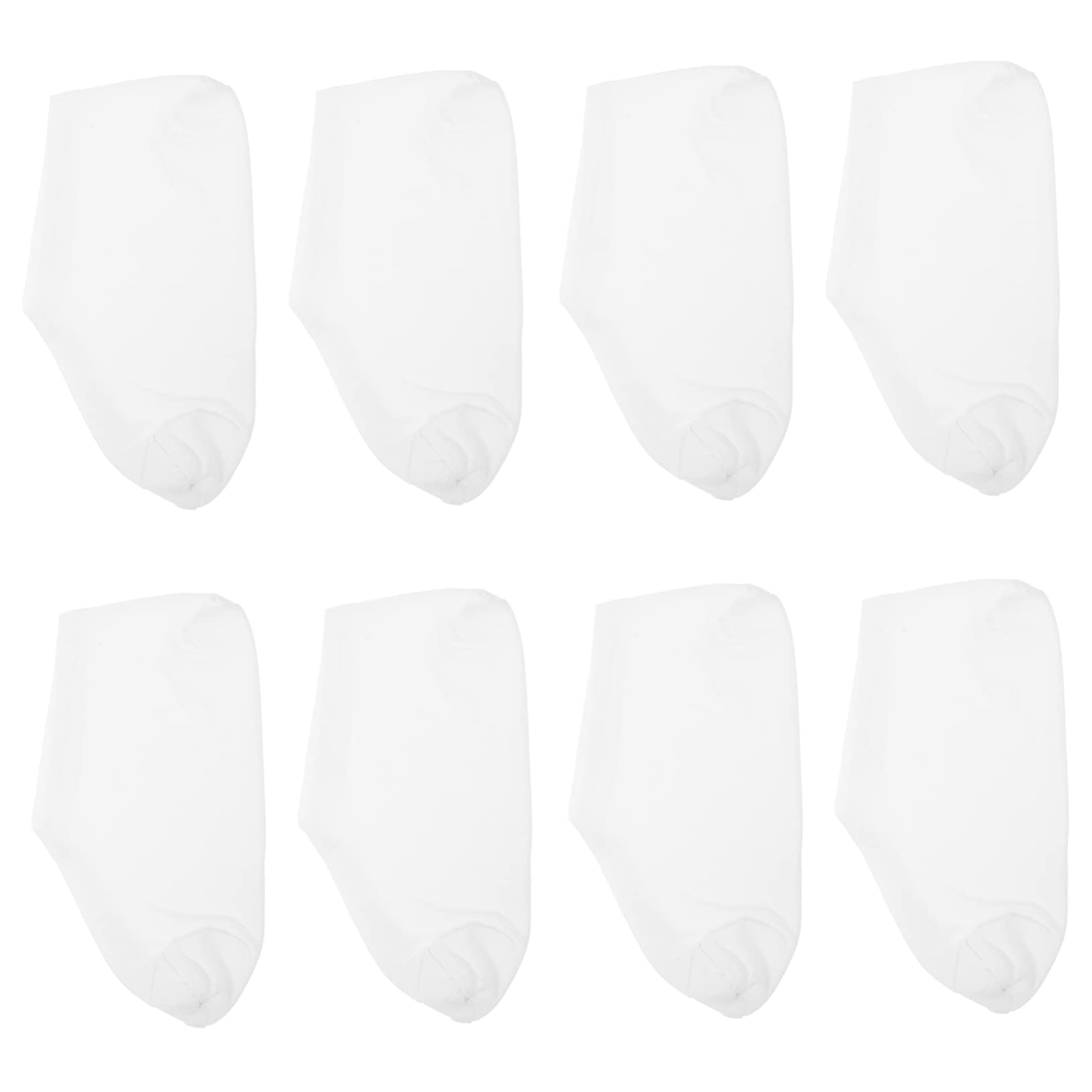 Healeved Moisturizing Socks Set Foot Moisturizer Socks for Dry Skin Anti-Slip Socks 4 Pairs White Pack