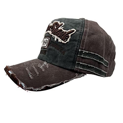 1969 Embroidery Baseball Cap Vintage Washed Snapback Hat Adjustable Cotton Dad Caps Men Women Brown #TOP1