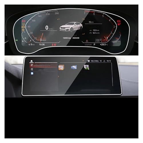 Verre trempé BMW G30 G31 Série 5 2021 film protecteur écran navigation LCD 12,5 pouces