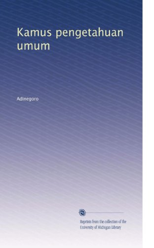 Kamus pengetahuan umum (Dutch Edition)