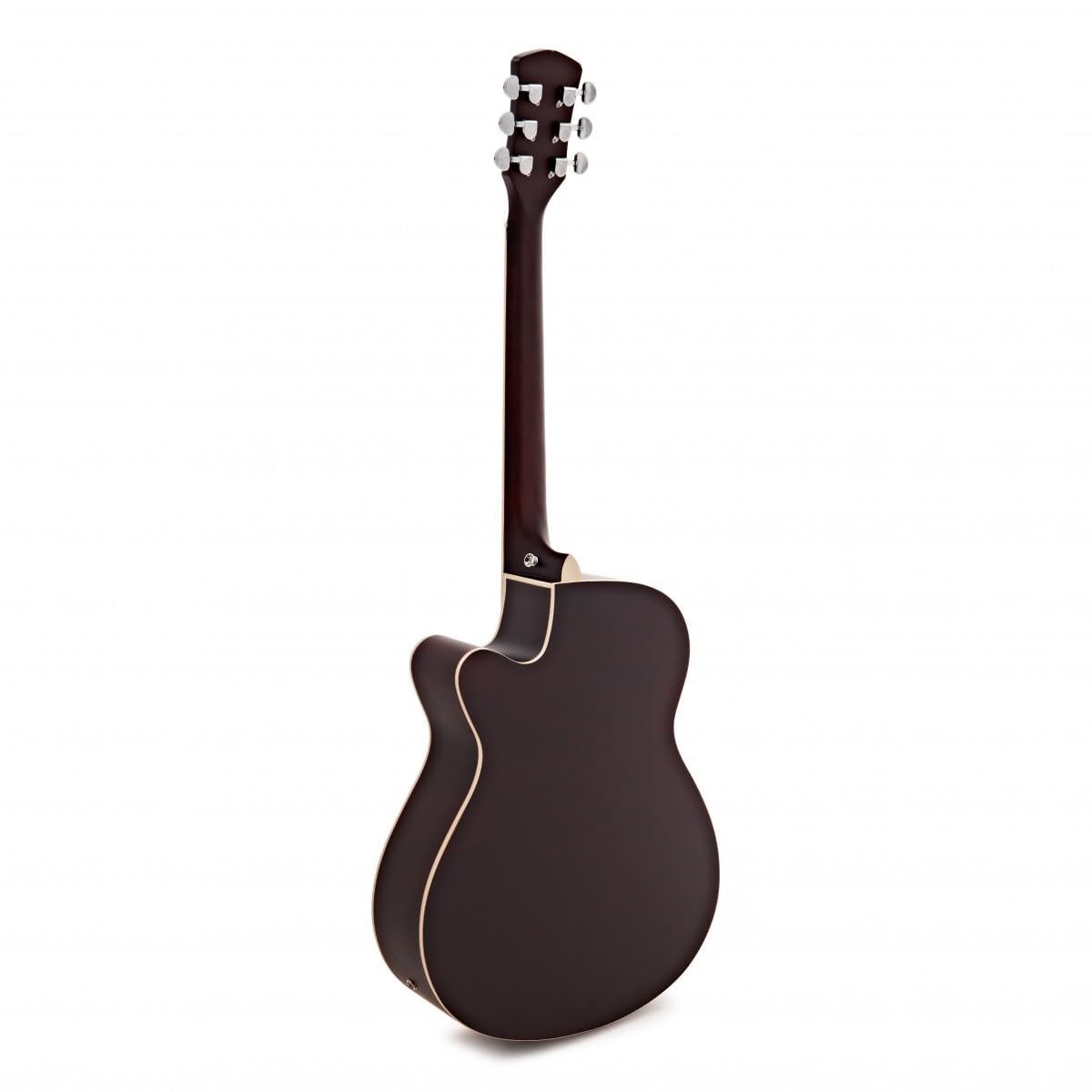 Chitarra elettroacustica con Cutaway Gear4music, Sunburst | Preamplificatore Integrato con EQ 3 Bande, Corpo in Tiglio per un Tono Chiaro ed Equilibrato, Manico a C Comodo