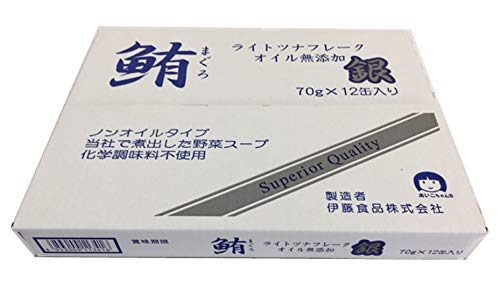 伊藤食品 鮪ライトツナフレークオイル無添加 12缶