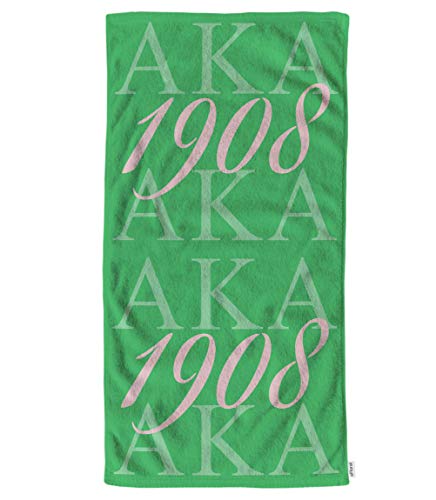 oFloral AKA 1908 Hand Towels Cotton Washcloths,Also Known As Abbreviation Hip Hop Style Pink Green White Comfortable Soft Towels for Bathroom Beach Kitchen Spa Gym Yoga Face Towel 15X30 Inch