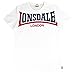 Lonsdale London T-Shirt Creaton Slim Fit pour Homme. M Blanc.