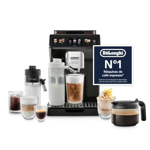 De'Longhi Eletta Explore - Cafetera Superautomática 50+ Bebidas Cold Brew