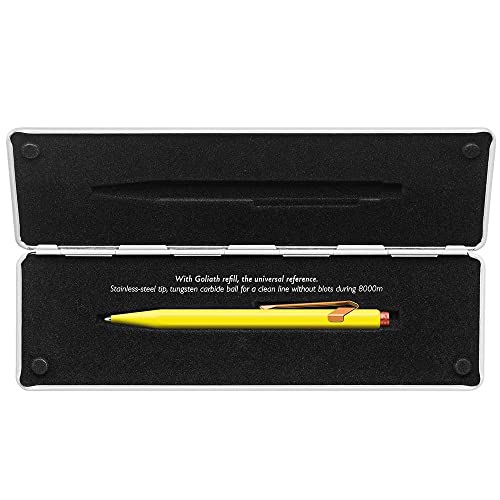 Bolígrafo Caran d'Ache Claim your Style ideal para regalar en su color especial amarillo canario 3