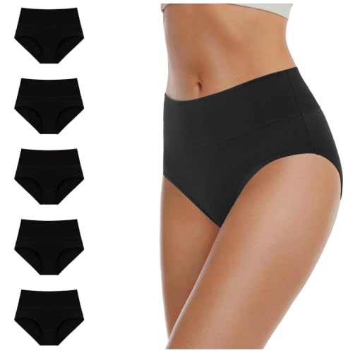 Culotte femme coton taille haute lot de 5 slip respirant grande taille