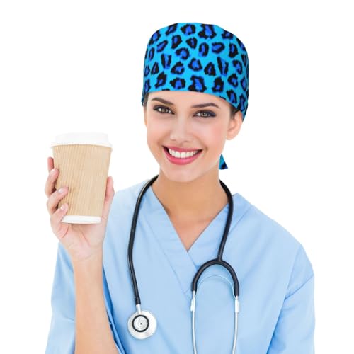 Image of Breathable Working Cap with Adjustable Sweatband Scrub Cap for Men /Women | Breathable Working Cap with Adjustable Sweatband Scrub Cap for Men /Women
