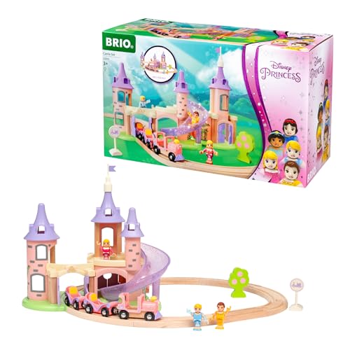 BRIO Disney Princess 33312 Traumschloss Eisenbahn-Set - Märchenhafte...