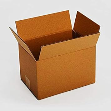 MWC Corrugated Brown Square Box_Size: 12 X 6 X 4 Inch - 3ply - Pack of 25 Boxes.