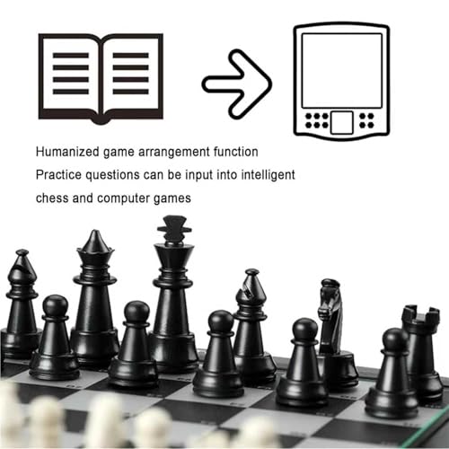 Échiquier électronique avec pièces magnétiques, écran LCD et Affichage de la Position des pièces, idéal pour Les débutants et Les passionnés d'échecs.