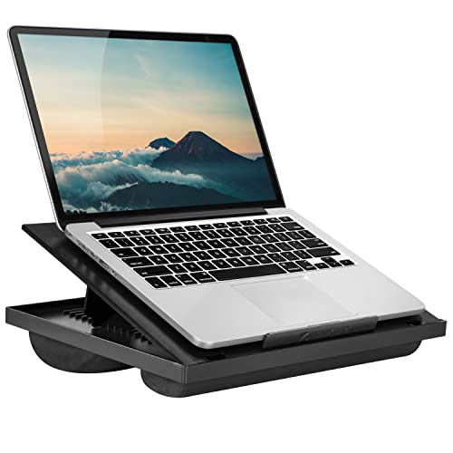Lapgear Ergo Lap Desk With 20 Adjustable Angles - Black - Fits Up To 15.6 Inch Laptops And Most Tablets - Style No. 49008 #TOP12