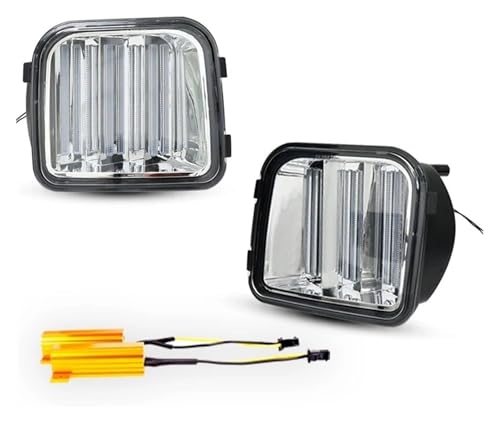 Intermitentes de parachoques delantero para Hummer H3 2006-2010 DRL secuencial ámbar