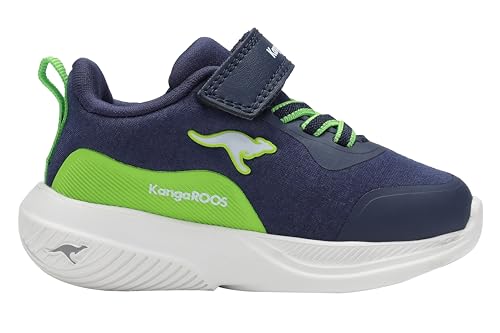 KangaROOS K-rdi Cushies Ev, Zapatillas Unisex niños, Dk Navy Lime, 25 EU