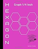  Hexagon Graph 1/4 Inch: Hexagonal Paper Composition Notebook Is Popular With Gamers Sketch Book With Pencils Of All Kinds As It Is Ideal For Drawing ... & Biochemistry Note Book (Series 41)