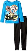 Algopix Similar Product 14 - Hot Wheels Boys Little Long Sleeve Tee