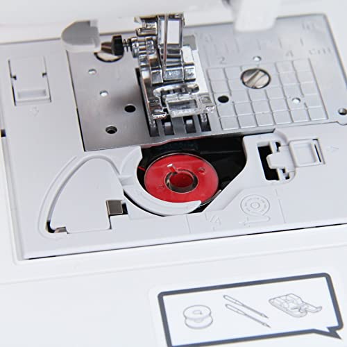 Set de hilo para coser Threadart Blanco con carretes preenrollados coincidentes - Blanco | Hilo poliéster multiusos para prendas, manualidades, reparaciones y costura a máquina. Fuerte y suave para uso diario. miniatura 5