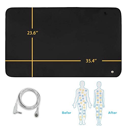 Alfredx Grounding Mat Universal Earthing with Cord Grounded Sleeping Therapy/Foot Therapy,Earthing Mat Protection