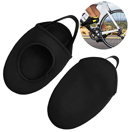 Cubiertas para punta de zapatillas de ciclismo, térmicas, impermeables y cortaviento, 1 par miniatura 4