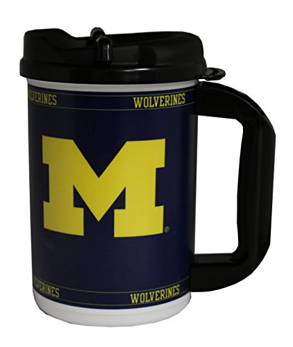 GameDay Novelty NCAA Michigan Wolverines Mini Mega Mug, 20 oz