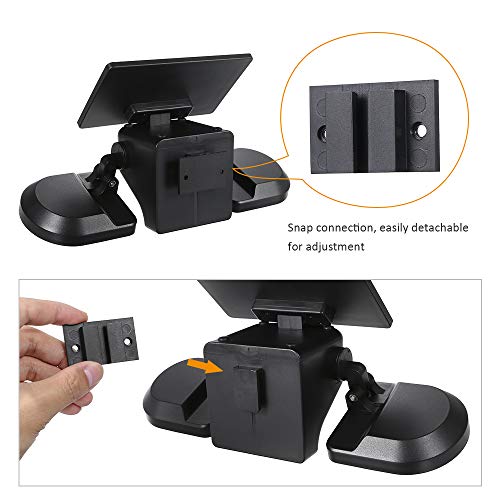 Leeofty 56led Solar Powered Lights com Cabeças Duplas Ajustáveis 360 Graus Rotativo PIR Sensor de Mo