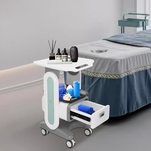 Carrello con ruote e cassetti per studio dentistico, carrello medico, forniture estetiche e strumenti da laboratorio