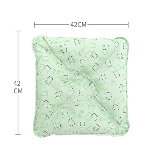 Coussin de soin des escarres carré vert lavable pour patient alité