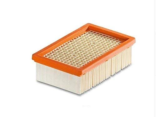 1 – 10 filtros planos para Kärcher – sustituye a filtros originales como 2.863-005.0 para MV 4 5 6 P Premium (WD6, WD 6 Premium, 1 filtro)