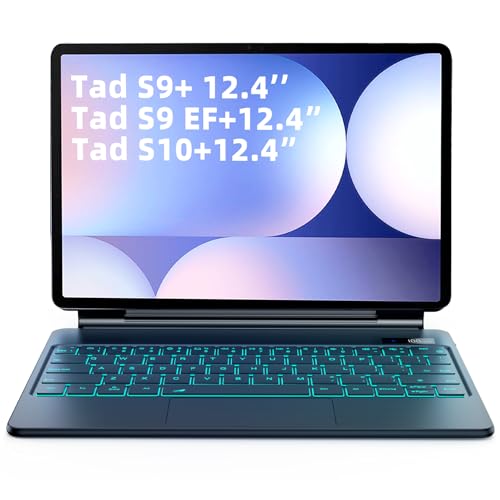 GOKOCO Magic-Style Keyboard Case for Samsung Galaxy Tab S10+/S9+/S9 FE+/S8+/S7+/S7 FE 12.4