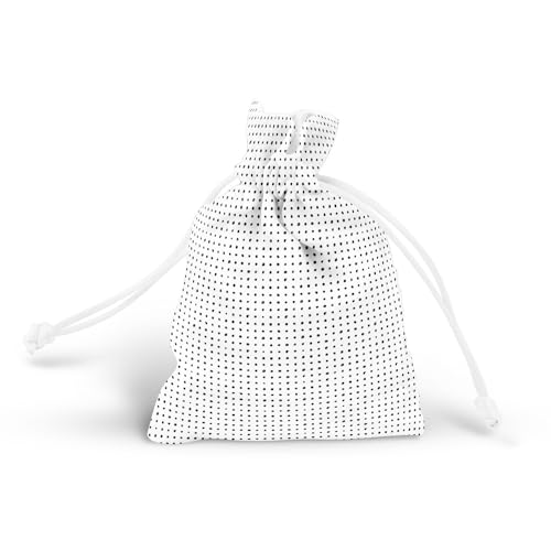 Image of ArtzFolio Black Polka | Pouch Wrist Potli Bag | Bag for Weddings & Casual Parties