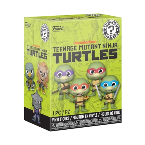 Funko Mystery Mini: Teenage Mutant Ninja Turtles - Keno - 1 Of 6 To Collect - Styles Vary - TMNT 2 (1991) - Figura in Vinile da Collezione - Idea Regalo - Merchandising Ufficiale - Superheroes Fans