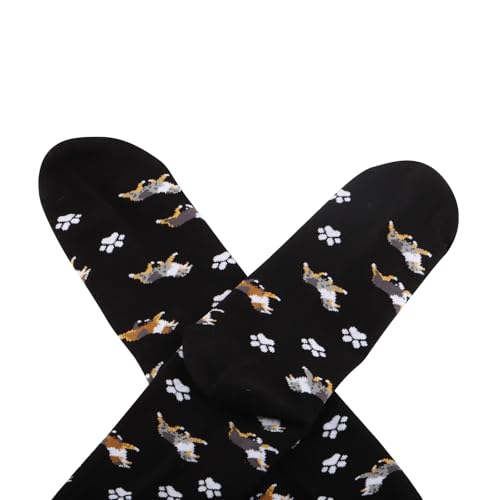 Image of G2TUP 2 Pair Aussie Lover Australian Shepherd Socks - Mom & Dog Owner Gift (Cotton, Aussie Shepherd 2p)