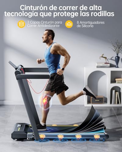 Variante de Toputure cintas de correr plegable 16km/h 12% inclinación