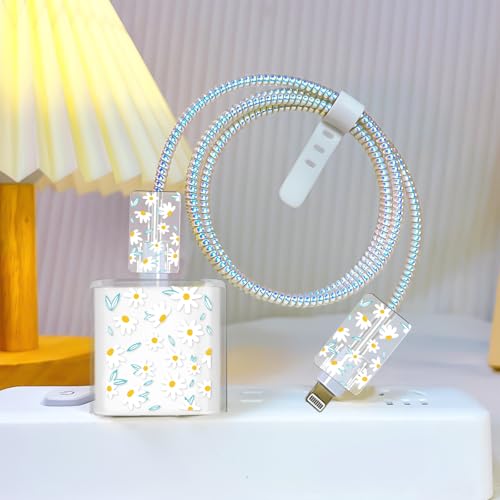 Evita cables rotos con el protector de cargador y bolsa de crisantemo 5