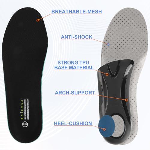 Plantillas ortopédicas para hombre Knixmax con soporte fuerte miniatura 2