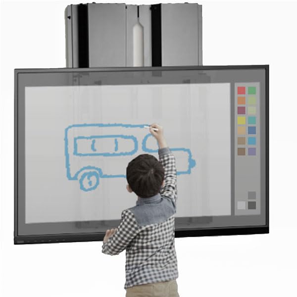 iMount ACBL44B BalanceLift Wall Mount for Interactive LED/LCD Touch Screens and Whiteboards Weigh 23-40 Kg, Sliding height adjustment with 2 fingers