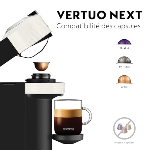 Delonghi Machine À Café Automatique Nespresso Vertuo Env 120.W Machine À Café Entièrement Automatique Machine À Café 2en1 1 1 - vue 8