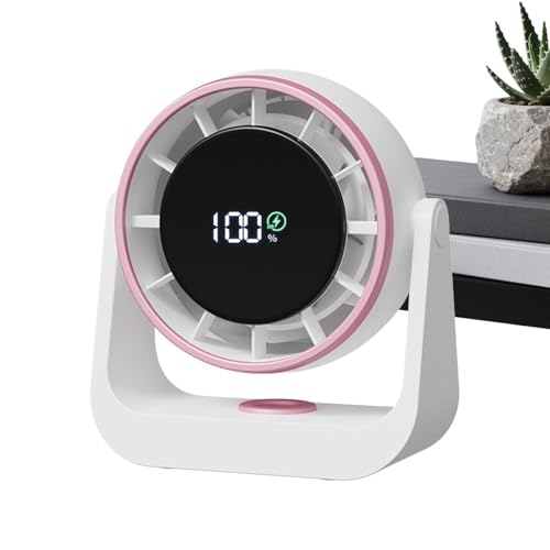 Ventilateur de table portable mural rechargeable LED pour rafraîchir vos nuits - 2