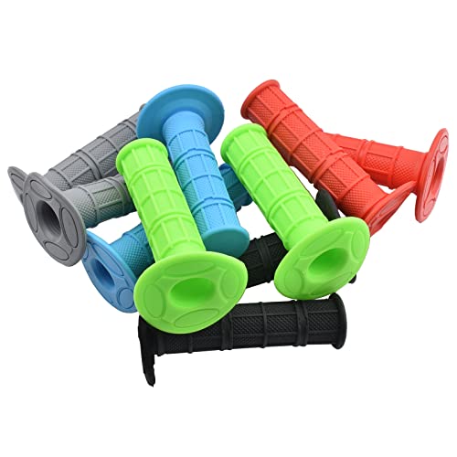 7/8" Motorcycle Hand Grips, Anti-Slip Rubber Hand Bar Grips For Crf Yzf Wrf Kxf Klx Pit Dirt Bike Motocross Motorcycle Offroad(Gray) #TOP5