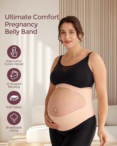 image for Momcozy Pregnancy Belly Band, CozySupport Ergonest Maternity Belly Ban