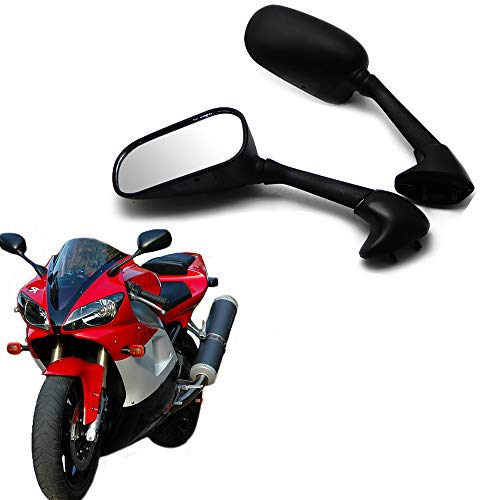 Rétroviseur de voiture de sport de rétroviseur de moto pour Yamaha YZF R1 1998-2001 R6 1999-2005 R6S 2006-2008 Cover