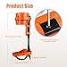 Zupixfer Tree Climbing Gear, 1 Pair of Alloy Steel Tree Climbing Spikes, Tree Climbing Gear with Cowhide Leather Leg Straps and Non-Slip Climbing Spikes, Suitable for Felling and Picking.