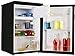 PremierTech Frigorifero Nero 113 Litri con congelatore Frigo Ufficio B&B Stanze Casa Classe E (Ex Classe A++) PT-F114B