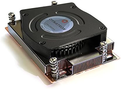Dynatron A31 AMD EPYC, Socket SP3, Copper Heatsink with Vapor Chamber Base and Stacked Fin, 8013 Aluminum PWM Blower for Heat Exhausting, for 1U Server up to CPU Power 180 Watts
